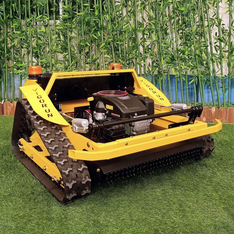 Vigorun Tech remote controlled crawler mowing machine