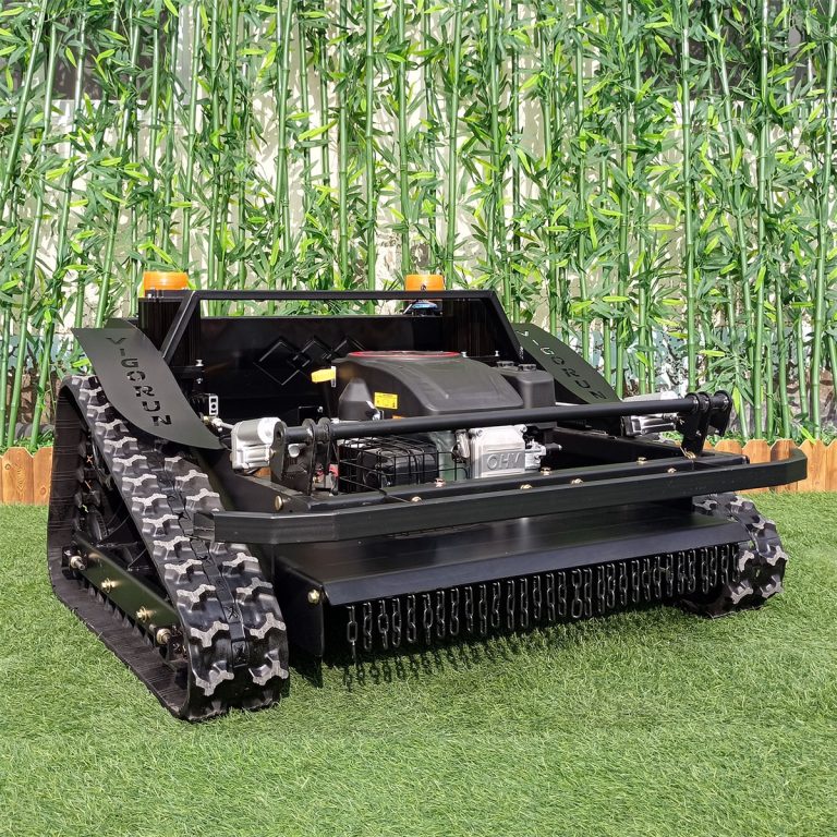 wireless radio control crawler wasteland brush mower China manufacturer factory