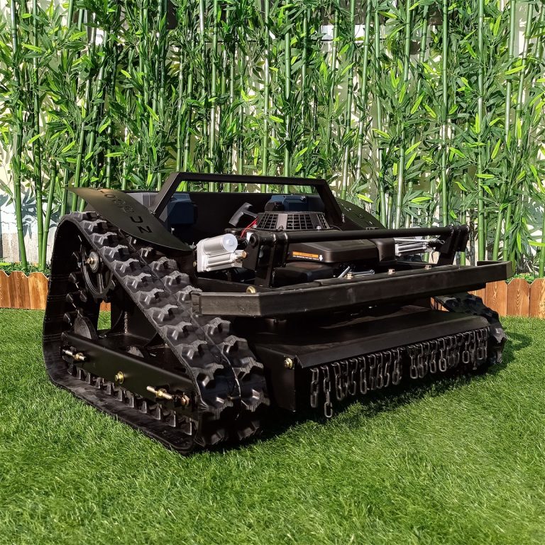 remote operated track ecological park brush mower China manufacturer factory