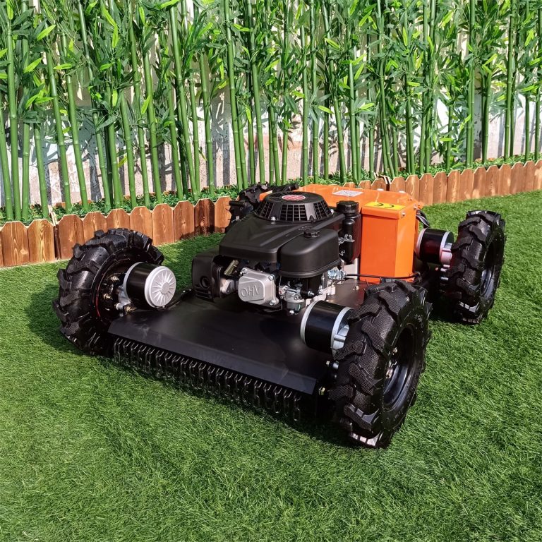 RC caterpillar grass mower for sale