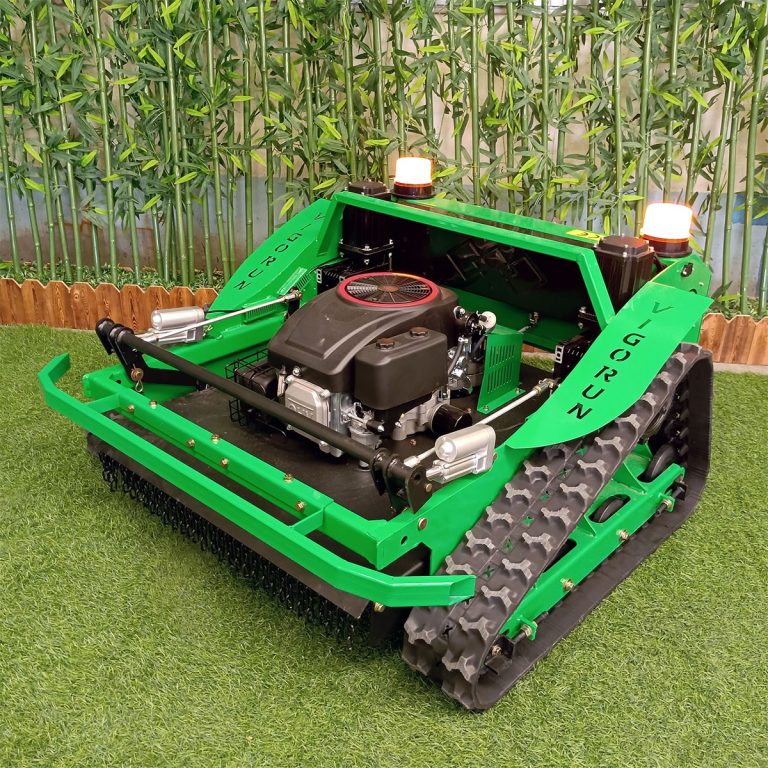 radio controlled tracked garden lawn tank lawnmower