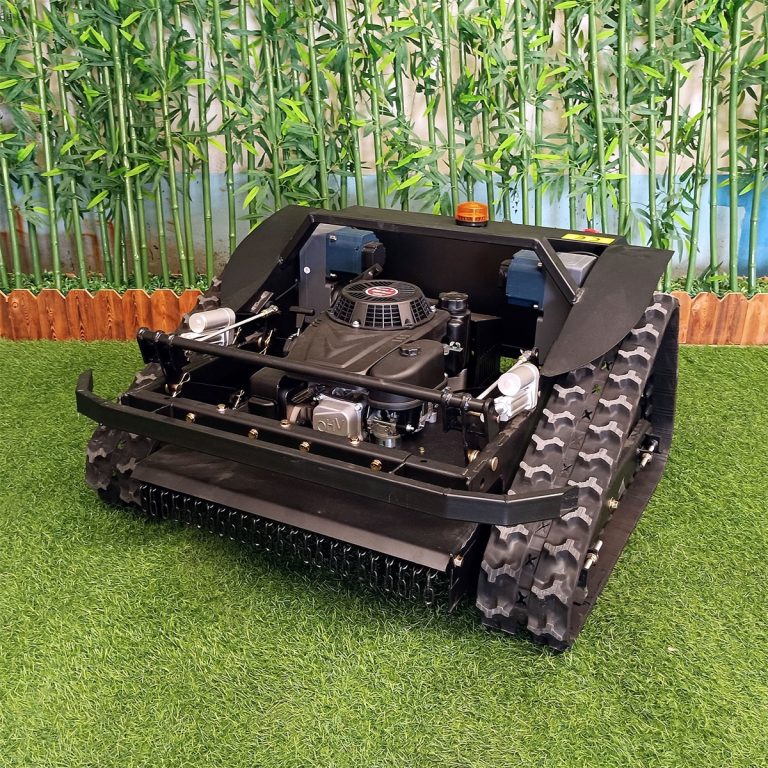 Customization remotely controlled crawler weed trimmer